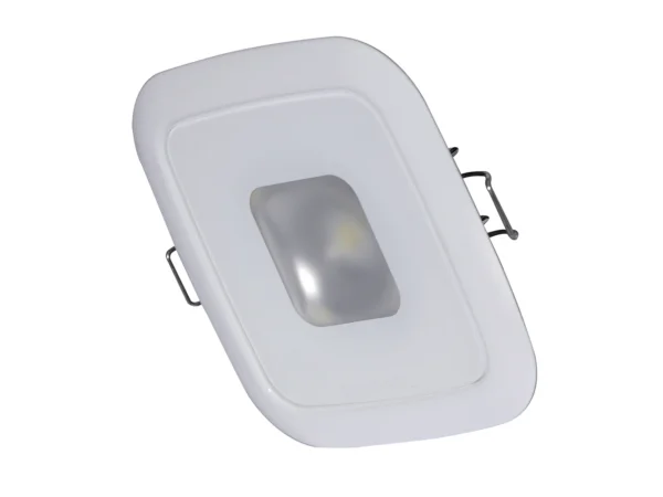 Lumitec Square Mirage Down Light - Spectrum RGBW Dimming - White Bezel - Image 2