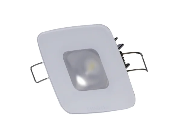 Lumitec Square Mirage Down Light - White Dimming, Red/Blue Non-Dimming - Glass Housing - No Bezel - Image 2