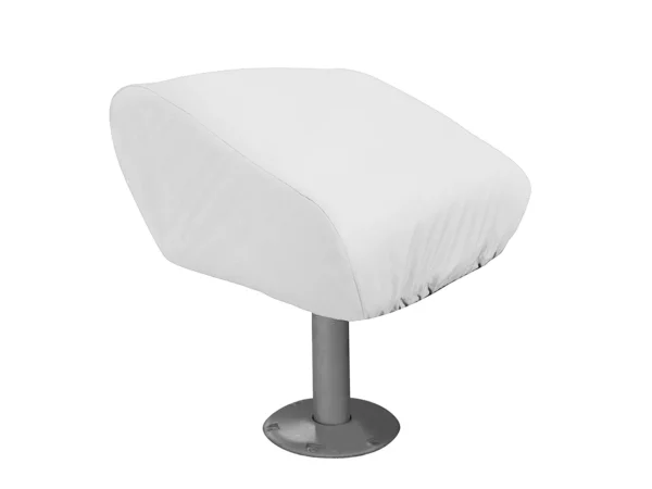 Taylor Made Folding Pedestal Boat Seat Cover - Vinyl White