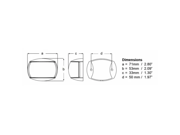 Hella Marine NaviLED Port & Starboard Pair - 2nm - Clear Lens/White Housing - Image 2