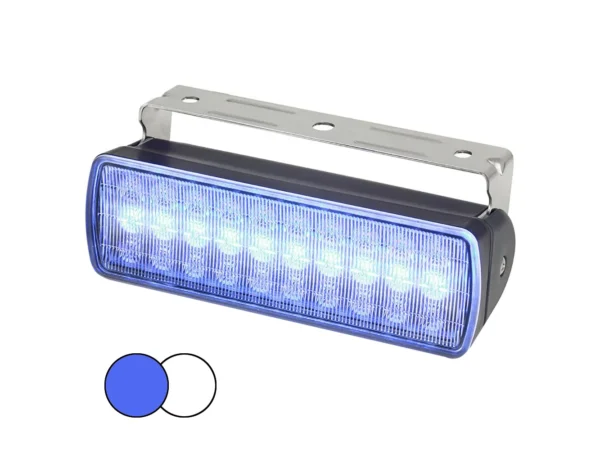 Hella Marine Sea Hawk XL Dual Color LED Floodlights - Blue/White LED - Black Housing