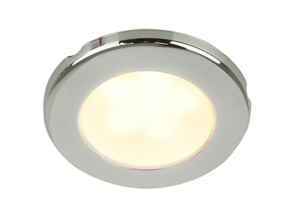 Hella Marine EuroLED 75 3" Round Screw Mount Down Light - Warm White LED - Stainless Steel Rim - 12V