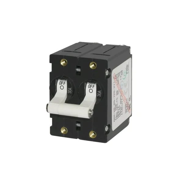 Blue Sea Systems A-Series DC Double Pole Toggle Circuit Breaker