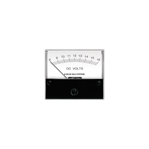 Blue Sea Systems 8003 DC Analog Voltmeter - 8-16V DC