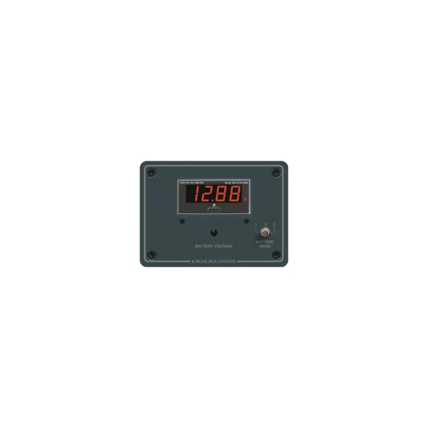 Blue Sea Systems 8051 Traditional Digital Voltmeter Panel - 7 to 60V DC