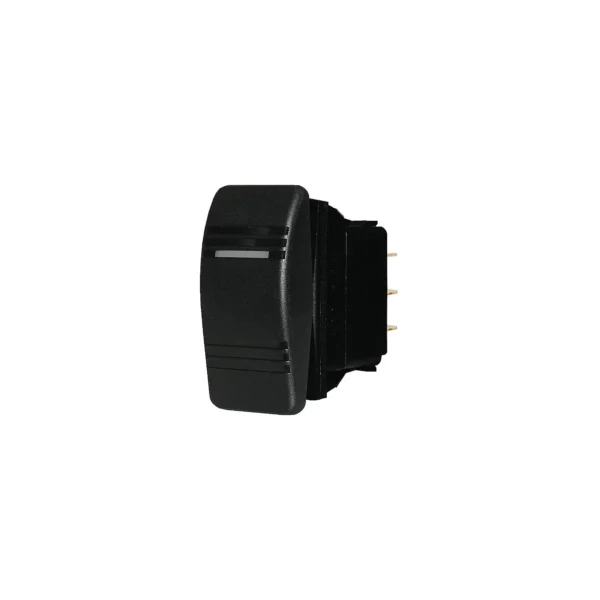 Blue Sea 8290 Water Resistant Contura® III Switch, Black, (On)-OFF-(On)