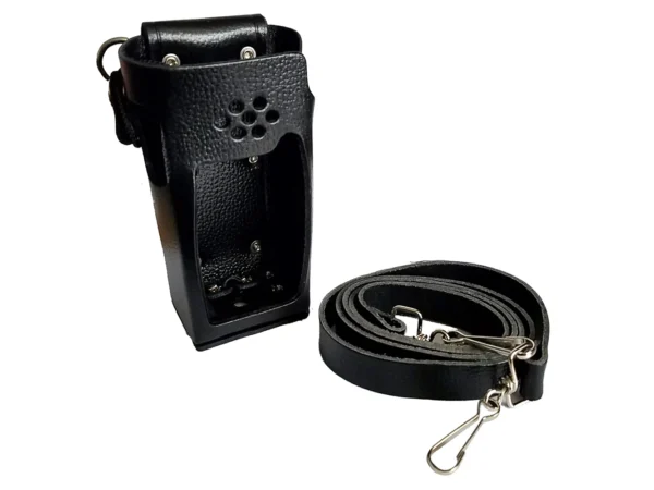 Standard Horizon Leather Case w/Belt Loop & Shoulder Strap