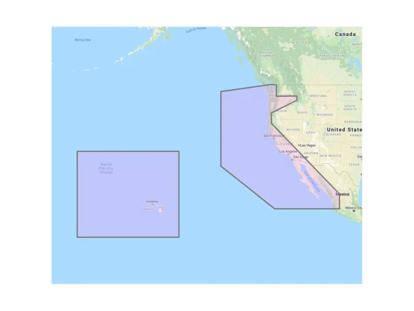 Furuno U.S. West Coast, Hawaii & Baja Mexico - Vector Chart, Standard Resolution Satellite Photos f/Baja Mexico - Unlock Code