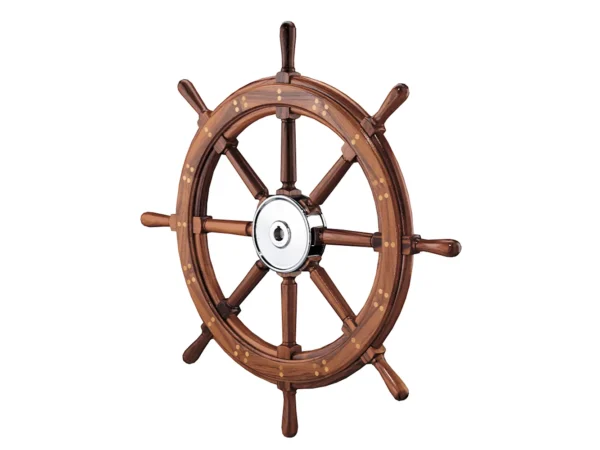 Edson 28" Classic Teak Yacht Wheel