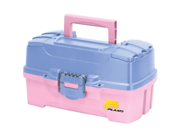 Plano Two-Tray Tackle Box w/Duel Top Access - Periwinkle/Pink