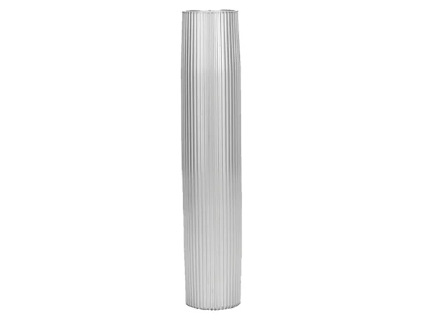 TACO Aluminum Ribbed Table Pedestal - 2-3/8" O.D. - 26" Length