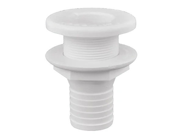 Attwood Plastic Thru-Hull Fitting - 1-1/2" - White