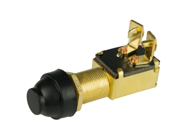 BEP 2-Position SPST Push Button Switch - OFF/(ON)