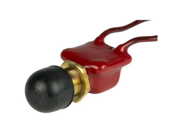 BEP 2-Position SPST PVC Coated Push Button Switch - OFF/(ON)