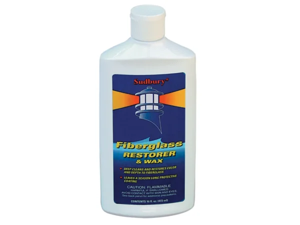 Sudbury One Step Fiberglass Restorer & Wax - 16oz Liquid