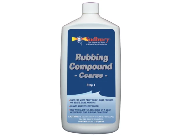 Sudbury Rubbing Compound Coarse - Step 1 - 32oz Fluid