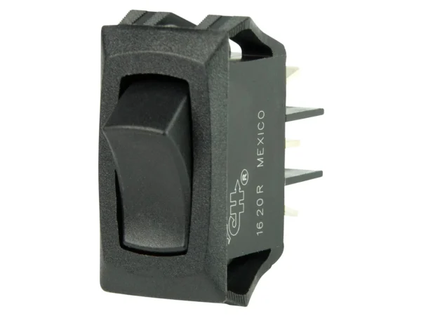 BEP Curved SPDT Mini Rocker Switch - 12V - ON/ON