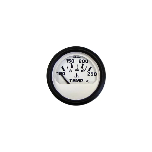 Faria Euro 2" Water Temperature Gauge (100-250F) - Image 2