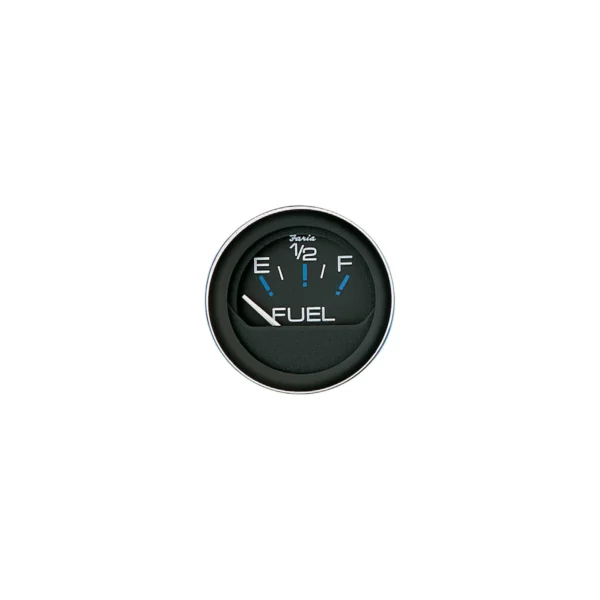 Faria Coral Black 2" Fuel Level Gauge (E-1/2-F) - Image 2