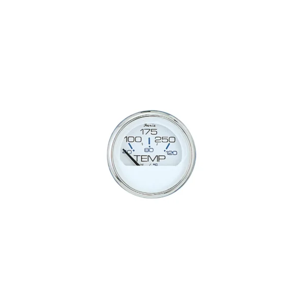 Faria Chesapeake SS White 2" Gauge - Water Temperature Gauge (100-250F)