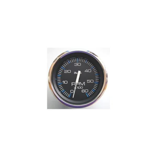 Faria Chesapeake SS Black 4" Gauge - 6000 RPM Tachometer  (Gas) (Inboard & IO) - Image 2