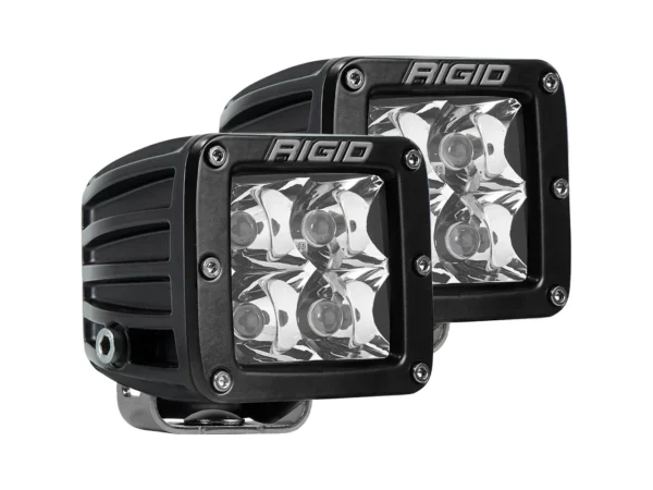 RIGID Industries D-Series PRO Hybrid-Spot LED - Pair - Black