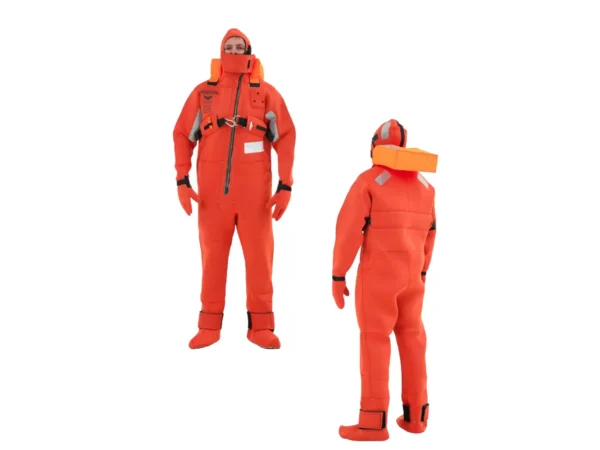 VIKING Immersion Rescue I Suit USCG/SOLAS w/Buoyancy Head Support - Neoprene Orange - Adult Small