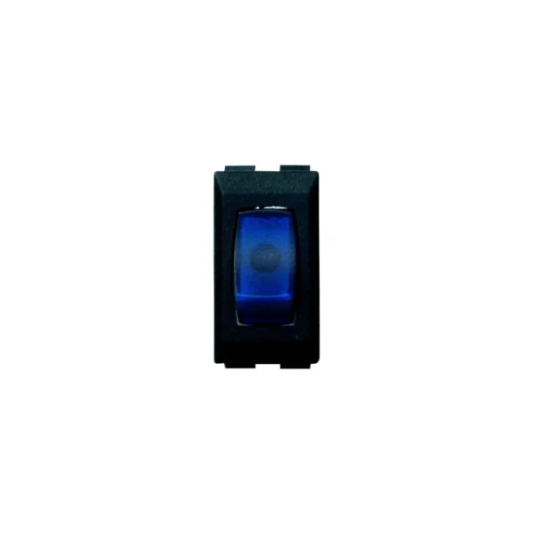 Diamond 12V Illunminated On/Off Switch, Black w/Blue Light - Image 2