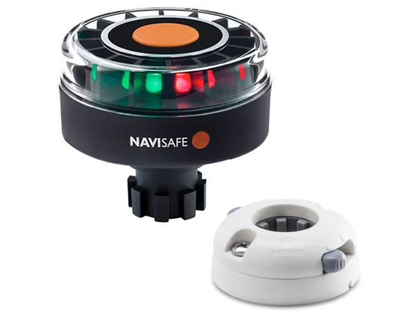 Navisafe Navilight Tricolor 2NM w/Navibolt Base & Horizontal Mount - White