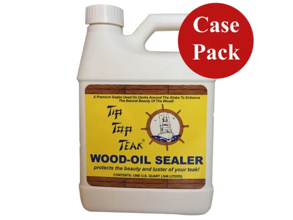 Tip Top Teak Tip Top Teak Wood Oil Sealer - Quart - *Case of 12*