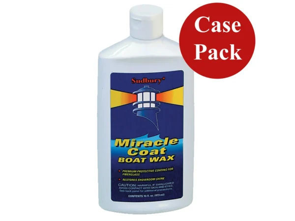 Sudbury Miracle Coat Boat Wax - 16oz Liquid - *Case of 6*