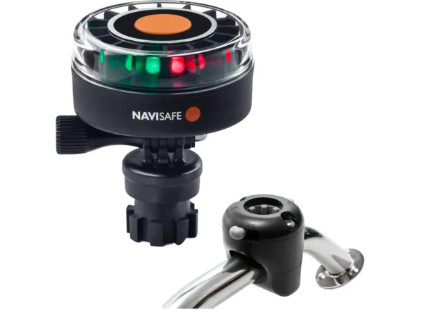 Navisafe Navilight 2NM Tricolor w/Navimount Base & Rail Mount - Black