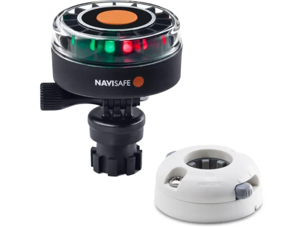 Navisafe Navilight 2NM Tricolor w/Navimount Base & Horizontal Mount - White