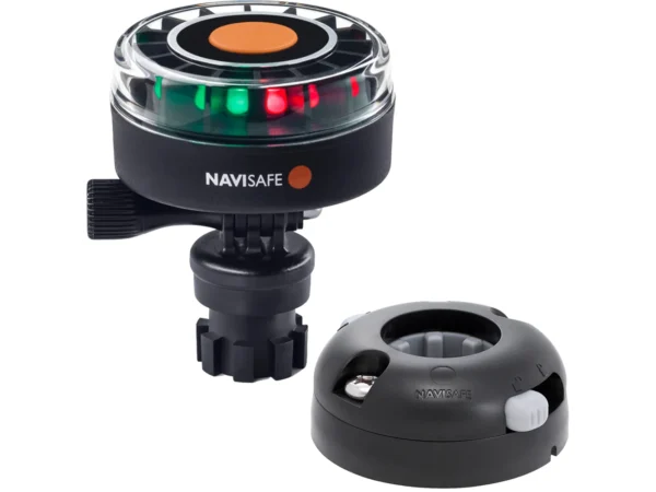 Navisafe Navilight 2NM Tricolor w/Navimount Base & Horizontal Mount - Black