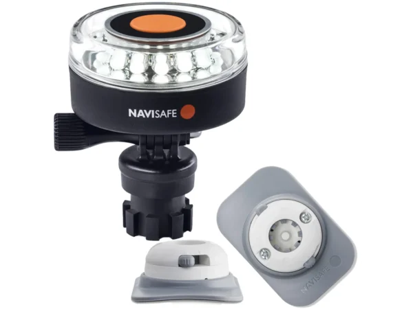 Navisafe Navilight 360° 2NM White w/Navimount Base & RIB Mount - White