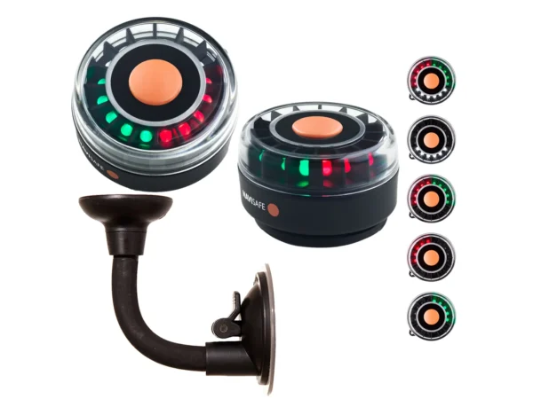 Navisafe Portable Navilight 2NM - TriColor w/Bendable Suction Cup Mount