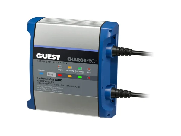 Guest On-Board Battery Charger 5A / 12V - 1 Bank - 120V Input