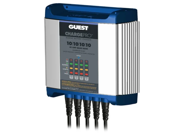 Guest On-Board Battery Charger 40A / 12V - 4 Bank - 120V Input