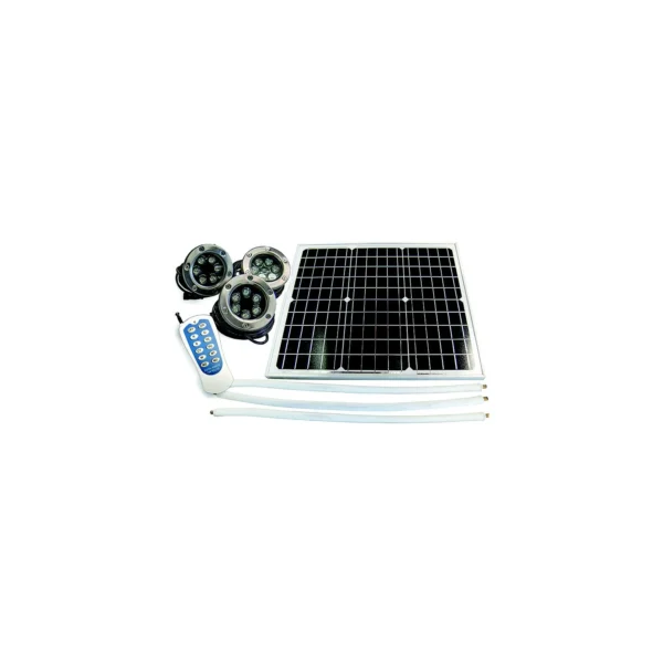 Dock Edge DE96283F Solar Underwater Dock Light Set, 3/Pk