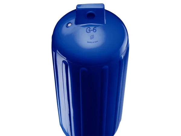 Polyform G-6 Twin Eye Fender 11" x 30" - Cobalt Blue w/Adapter - Image 2