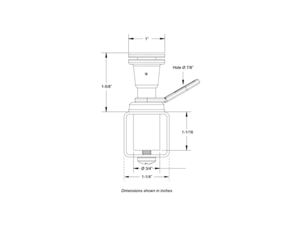 TACO Pontoon Fender Lock - Image 2