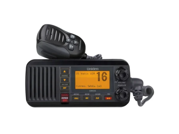 Uniden UM435 Fixed Mount VHF Radio - Black