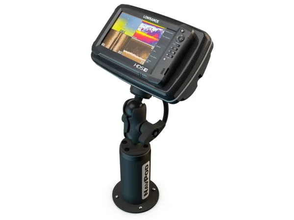 NavPod PedestalPod w/RAM Mount Pre-Cut f/Lowrance HDS-9 MFD Gen2 Touch & HDS-9 Gen3 - Carbon Black