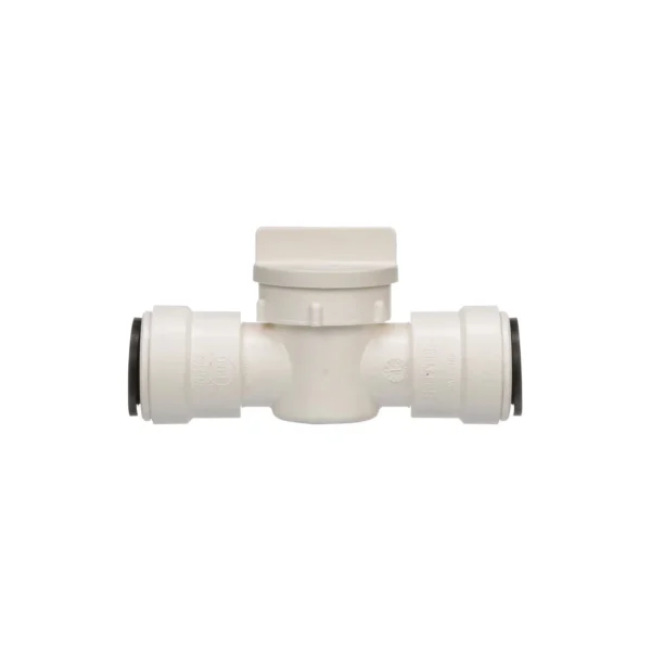 Aqualock 0959098 Plastic Fitting, Straight Valve, 1/2" CTS