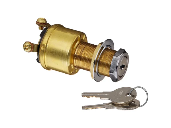 Cole Hersee 4 Position Brass Ignition Switch