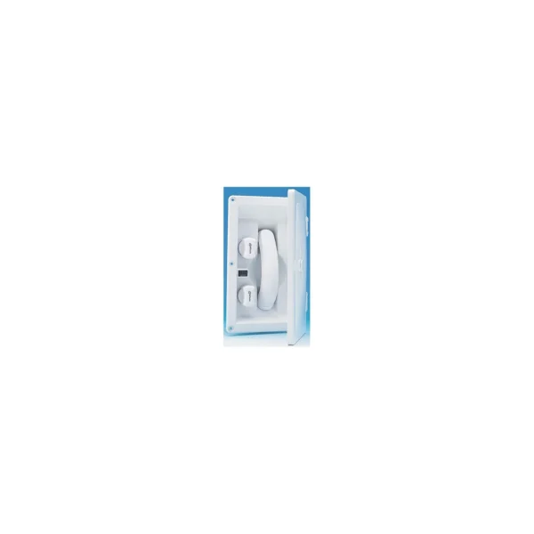 Whale Marine RT2658 White "Swim 'N' Rinse" Transom Shower w/ Hot/Cold Mixer & Cover