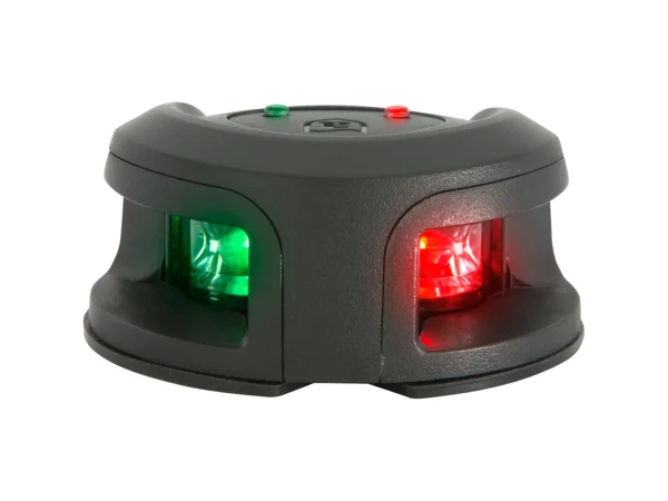 Attwood LightArmor Bow Mount Navigation Light - Composite Black - Bi-Color - 2NM