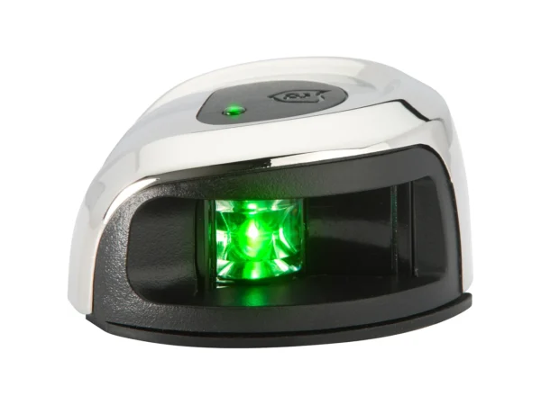 Attwood LightArmor Deck Mount Navigation Light - Stainless Steel - Starboard (green) - 2NM - Image 2