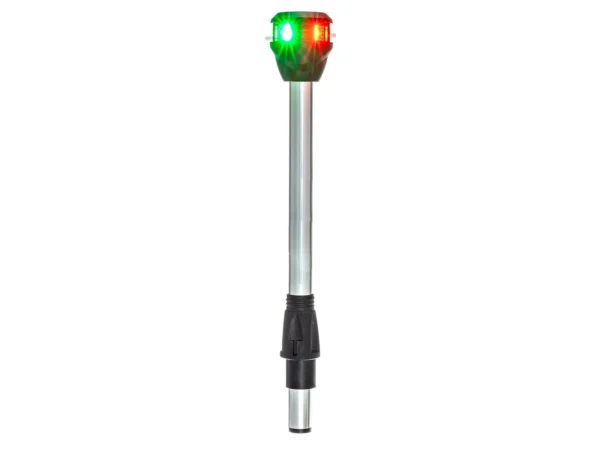 Attwood LightArmor Bi-Color Navigation Pole Light w/Task Light - Straight - 10"