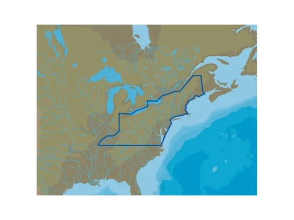 C-MAP 4D Lakes NA-D073 North East